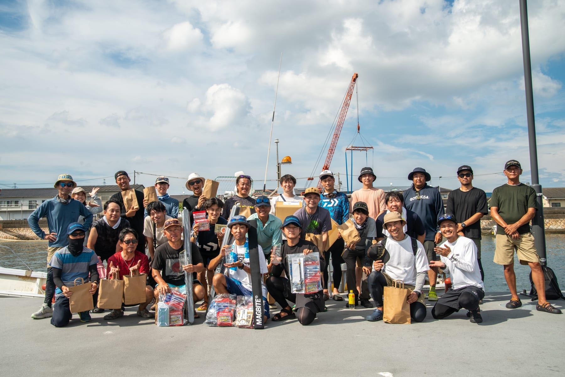 マゴチハンター®CUP 4th（藤生港（岩国沖））集合写真