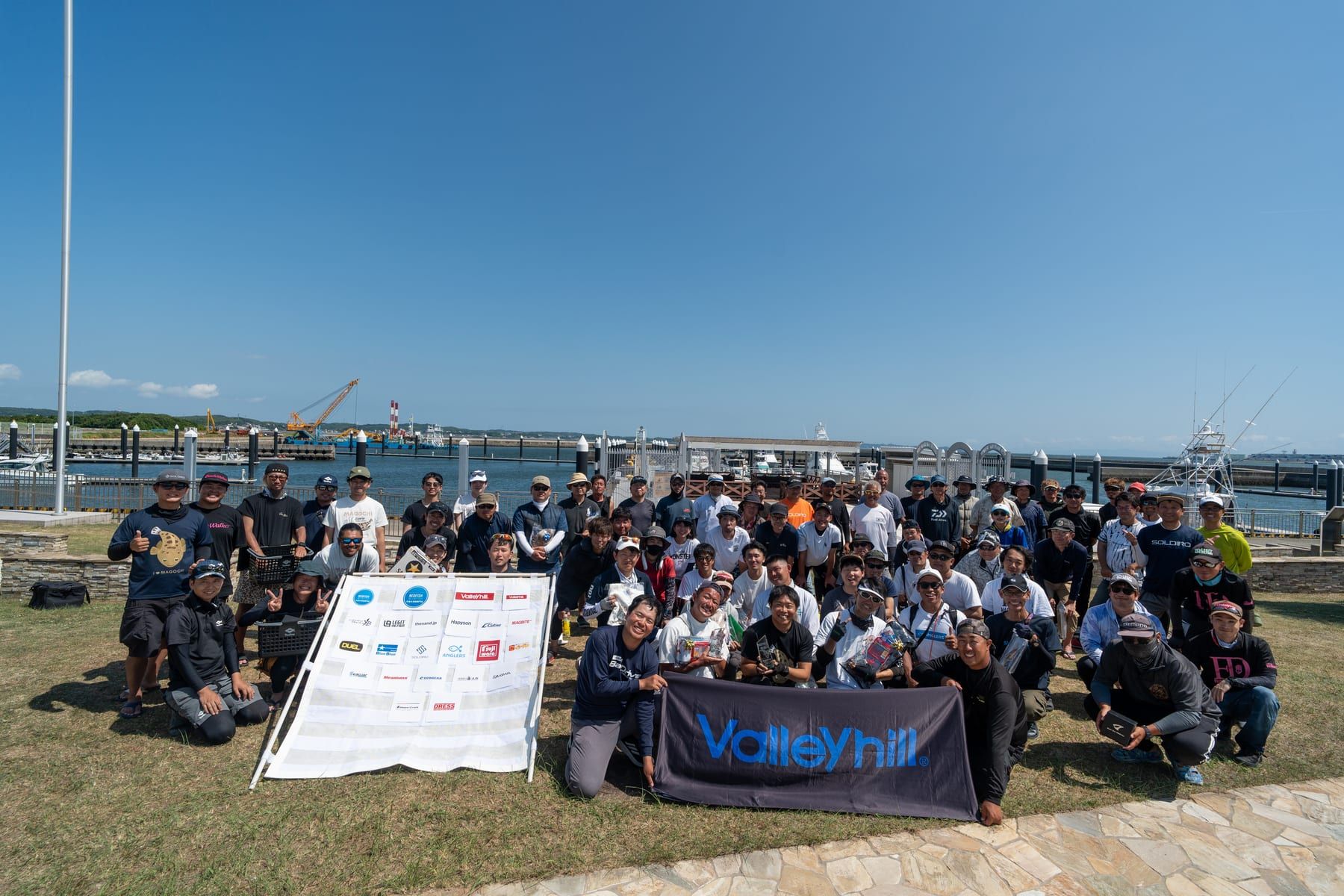 マゴチハンター®CUP 5th（NTPマリーナりんくう（伊勢湾））集合写真